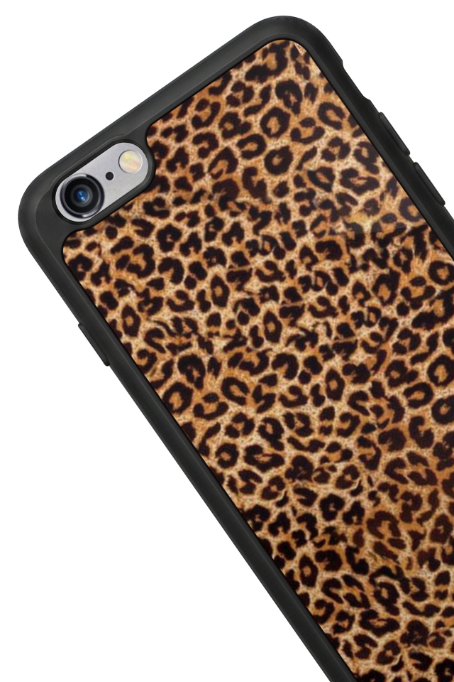 iPhone 6 Plus Uyumlu Leopar Tasarımlı Glossy Premium Kılıf