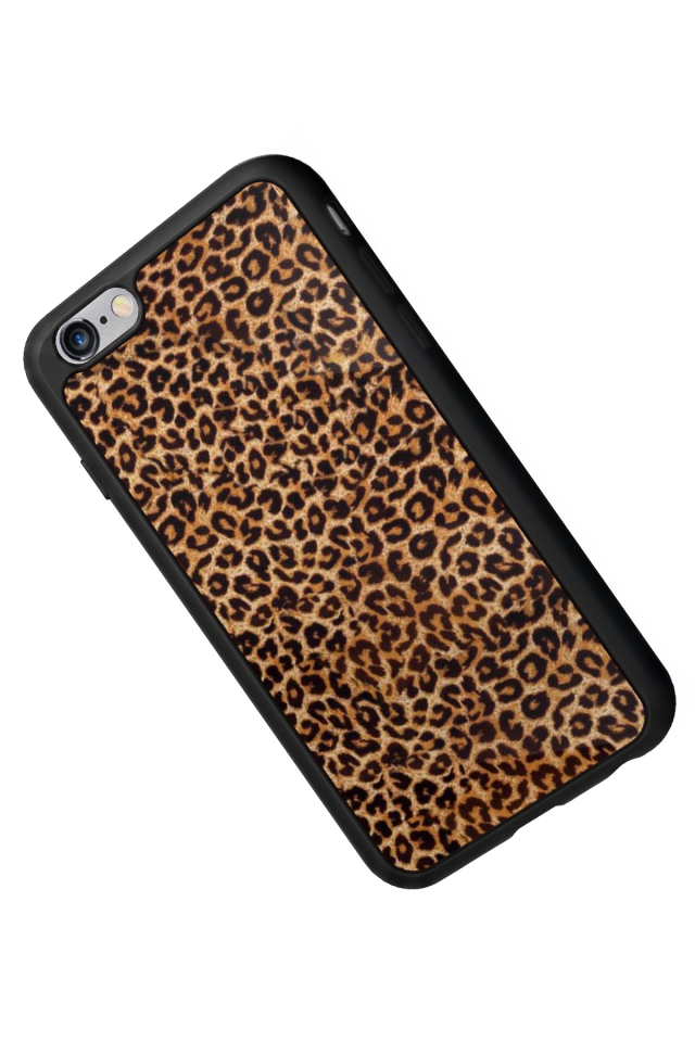 iPhone 6 Plus Uyumlu Leopar Tasarımlı Glossy Premium Kılıf
