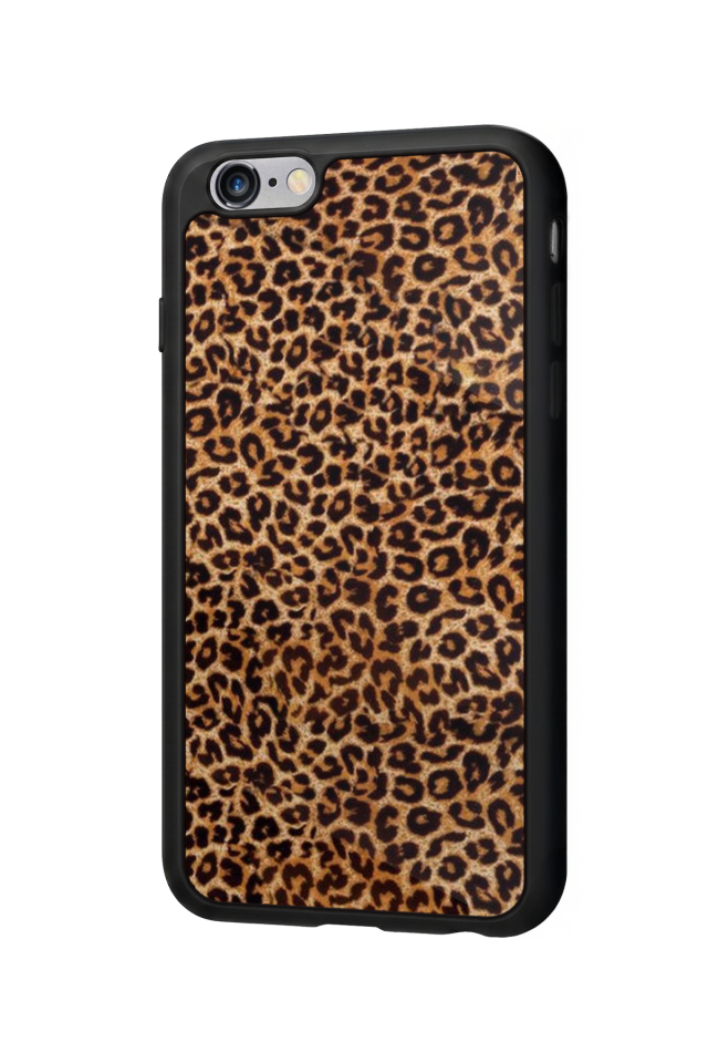 iPhone 6 Plus Uyumlu Leopar Tasarımlı Glossy Premium Kılıf