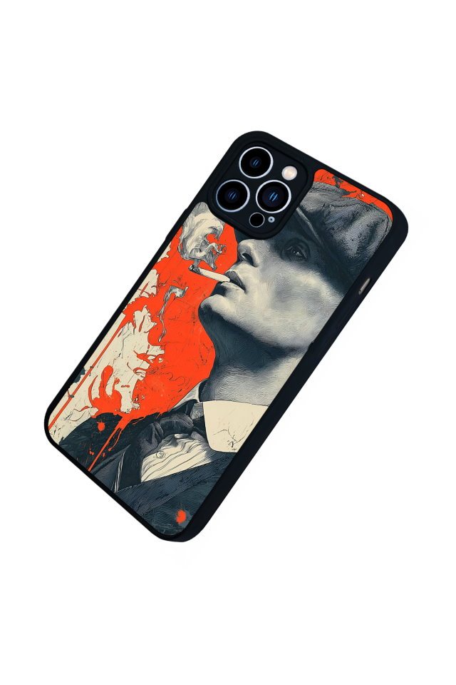 iPhone 12 Pro Max Uyumlu Peaky Blinders Tasarımlı Glossy Premium Kılıf