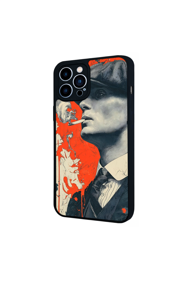 iPhone 12 Pro Max Uyumlu Peaky Blinders Tasarımlı Glossy Premium Kılıf