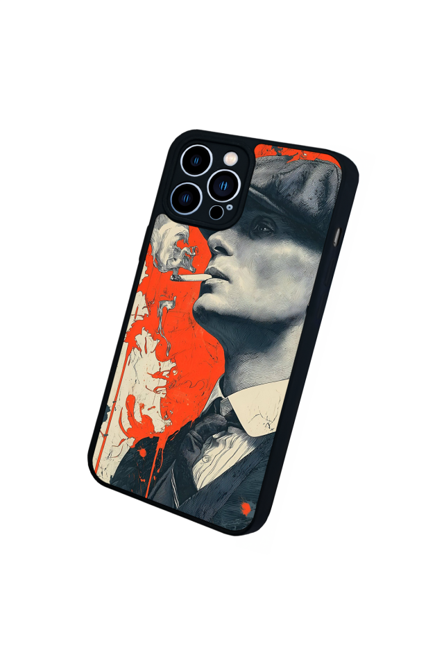 iPhone 12 Pro Max Uyumlu Peaky Blinders Tasarımlı Glossy Premium Kılıf