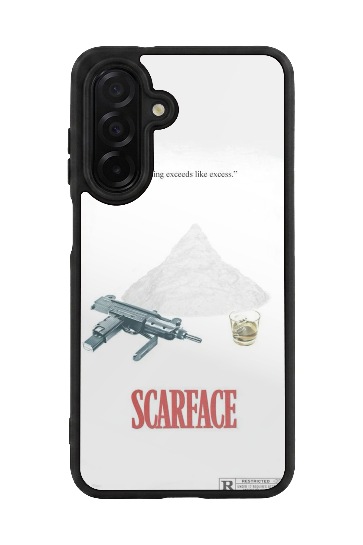 Samsung Galaxy A36 Uyumlu Scarface Tasarımlı Glossy Premium Kılıf