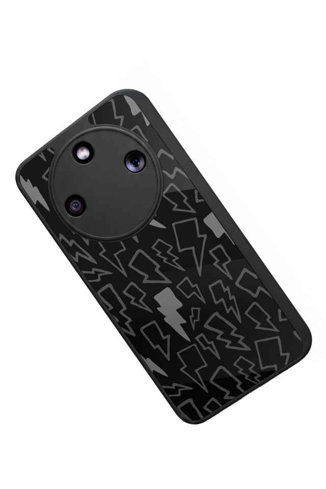 Honor Magic 8 Lite Uyumlu Simsek Tasarımlı Glossy Premium Kılıf