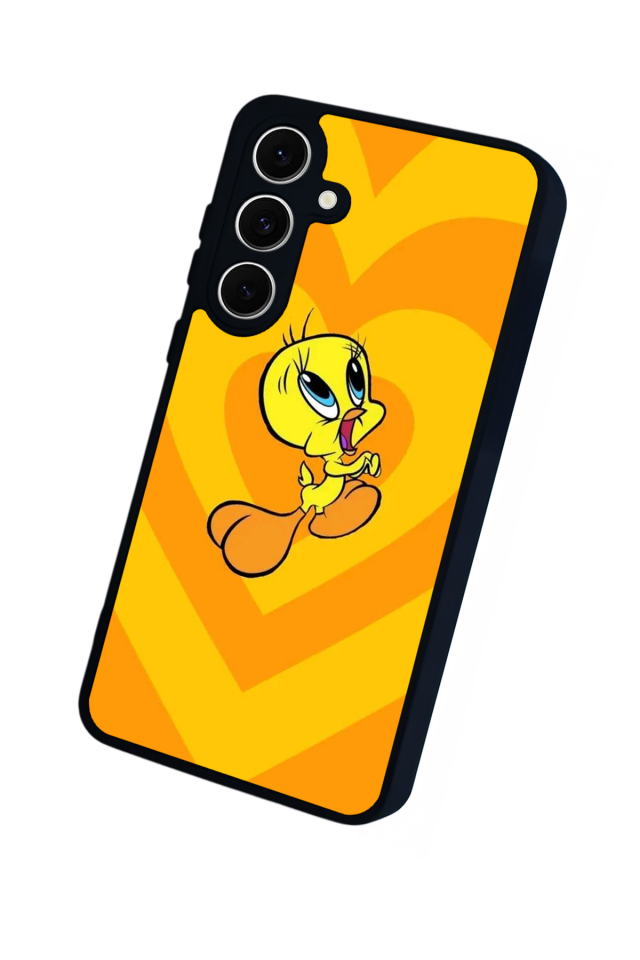 Samsung Galaxy S24 FE Uyumlu Tweety Tasarımlı Glossy Premium Kılıf