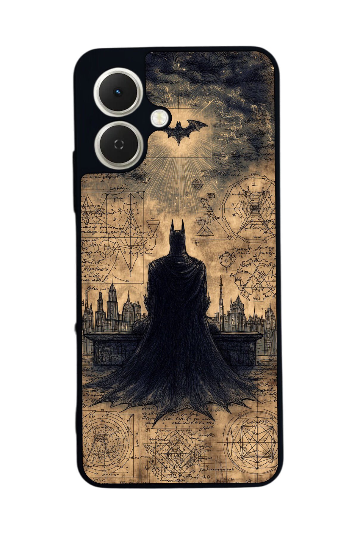 Tecno Spark GO 2 Uyumlu Batman Tasarımlı Glossy Premium Kılıf