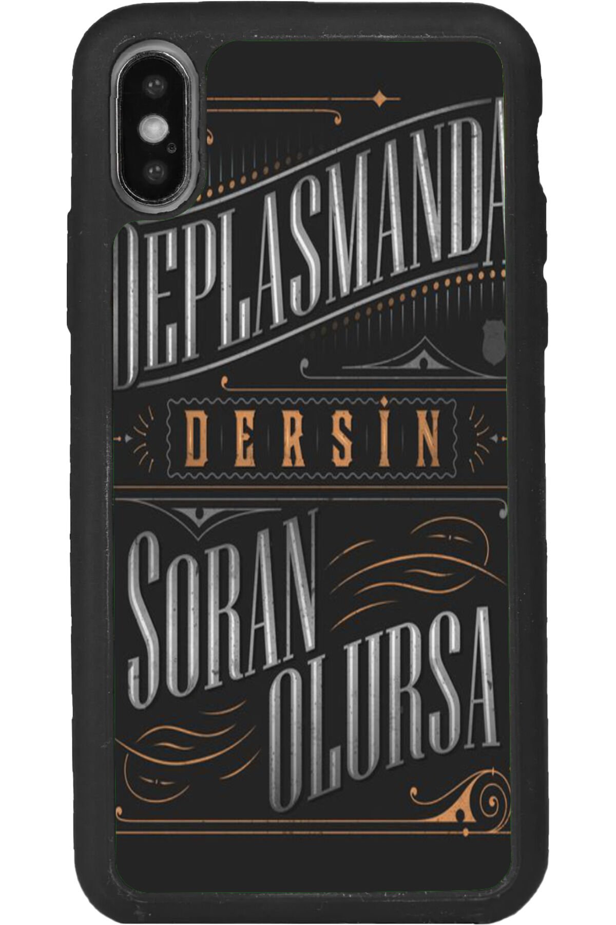 iPhone XS Max Uyumlu Mat Siyah uyumlu Kılıf – Yumuşak Silikon, Koruyucu, Şok Emici Kapak