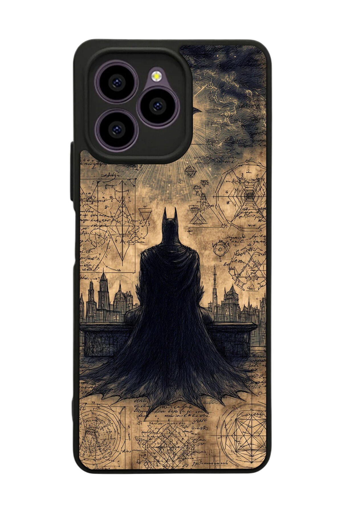 Omix X6 Uyumlu Batman Tasarımlı Glossy Premium Kılıf