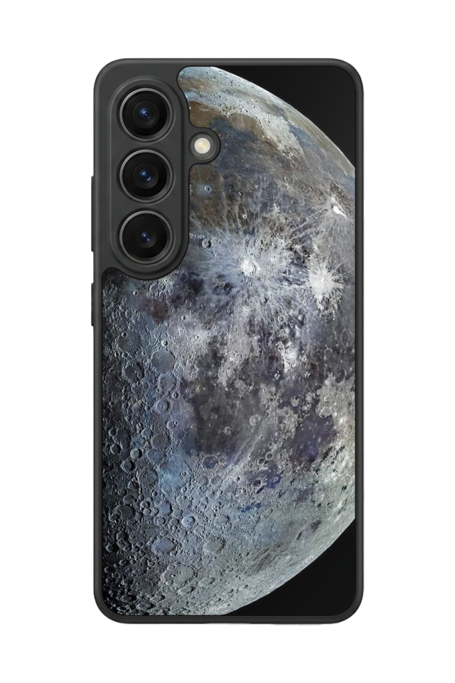 Samsung Galaxy S26 Uyumlu Ay Tasarımlı Glossy Premium Kılıf