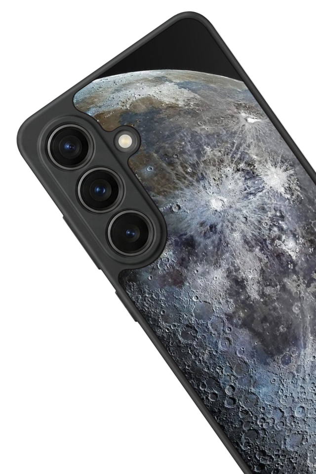 Samsung Galaxy S26 Uyumlu Ay Tasarımlı Glossy Premium Kılıf