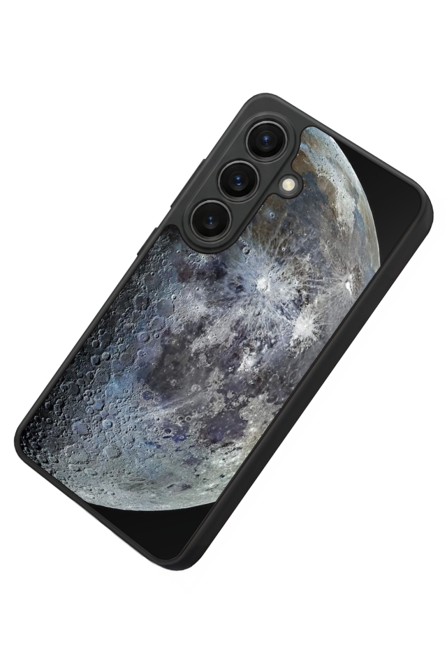 Samsung Galaxy S26 Uyumlu Ay Tasarımlı Glossy Premium Kılıf