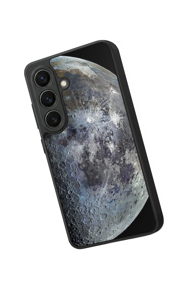 Samsung Galaxy S26 Uyumlu Ay Tasarımlı Glossy Premium Kılıf