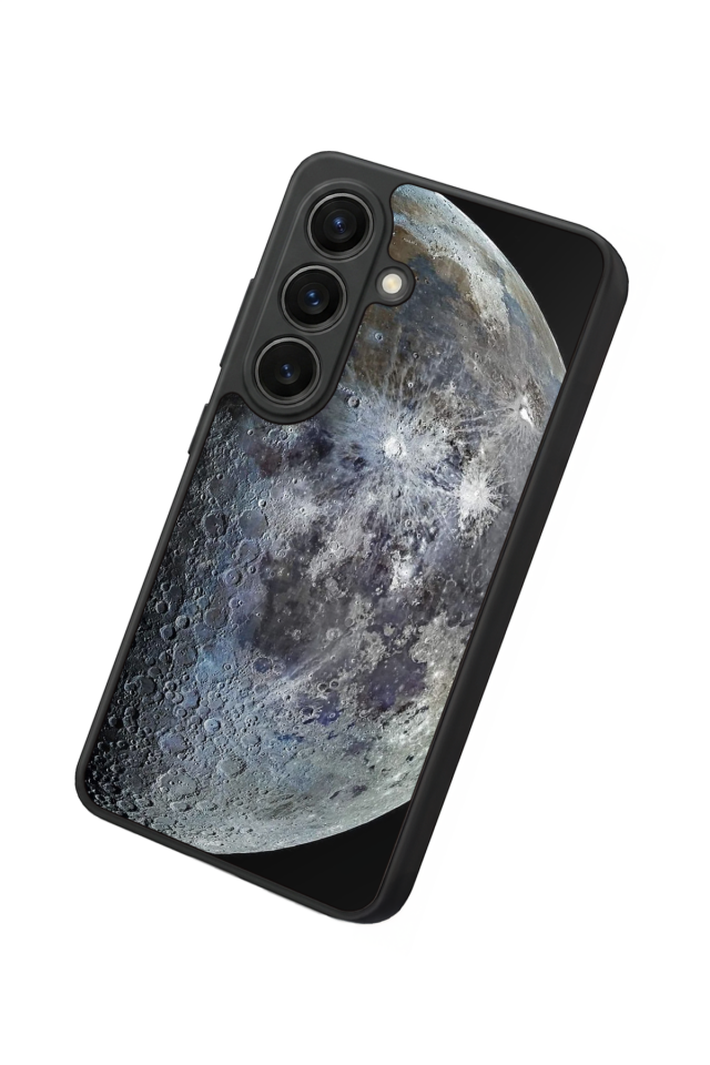 Samsung Galaxy S26 Uyumlu Ay Tasarımlı Glossy Premium Kılıf