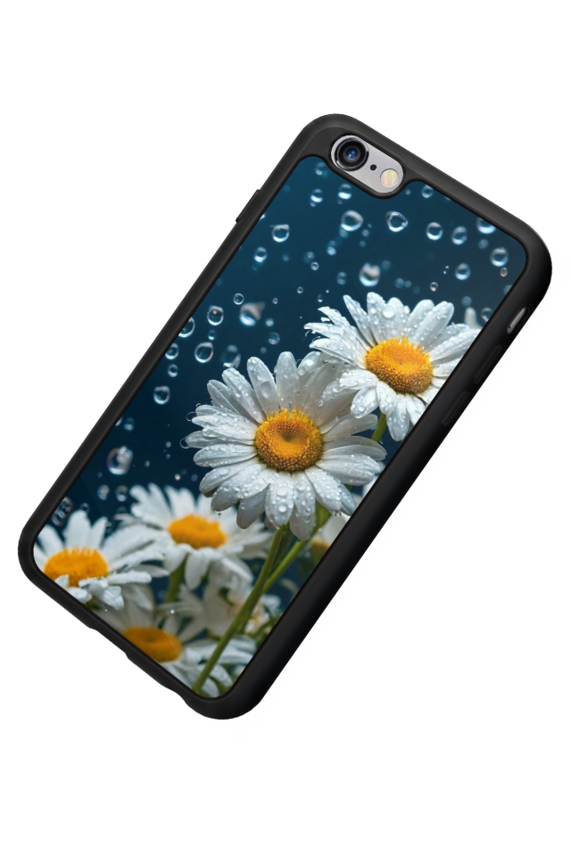 iPhone 6s Plus Uyumlu Cicek Tasarımlı Glossy Premium Kılıf