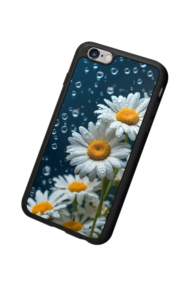 iPhone 6s Plus Uyumlu Cicek Tasarımlı Glossy Premium Kılıf