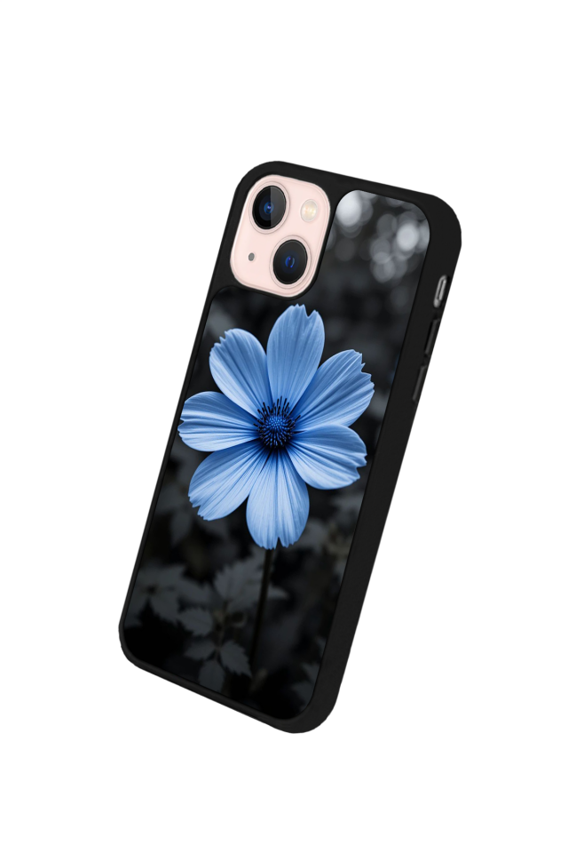 iPhone 15 Plus Uyumlu Cicek Tasarımlı Glossy Premium Kılıf