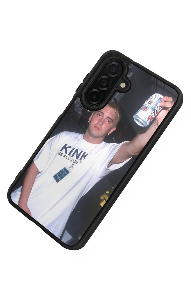 Samsung Galaxy A56 Uyumlu Eminem Tasarımlı Glossy Premium Kılıf