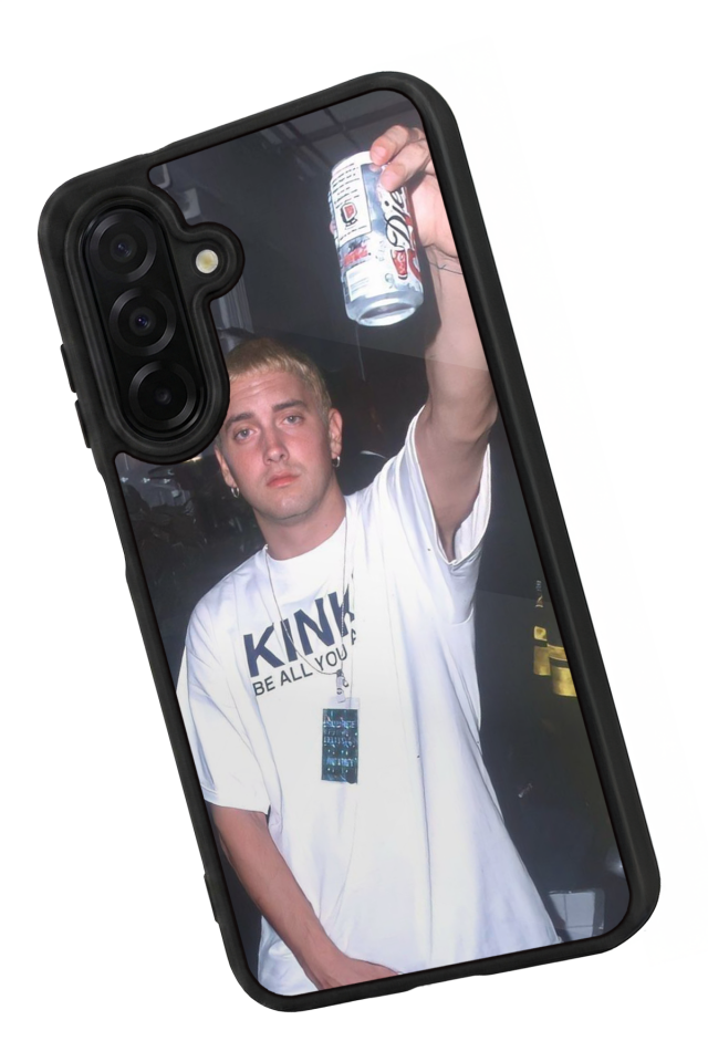 Samsung Galaxy A56 Uyumlu Eminem Tasarımlı Glossy Premium Kılıf