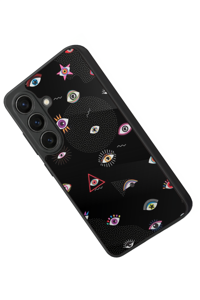 Samsung Galaxy S26 Uyumlu Göz Tasarımlı Glossy Premium Kılıf