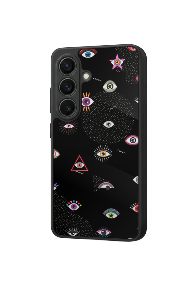 Samsung Galaxy S26 Uyumlu Göz Tasarımlı Glossy Premium Kılıf