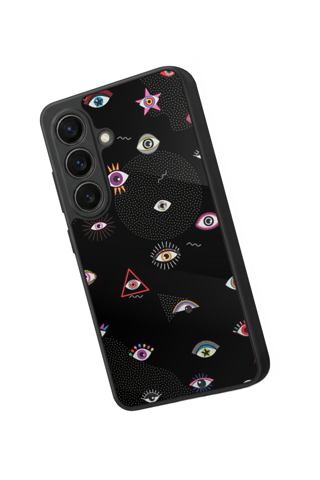 Samsung Galaxy S26 Uyumlu Göz Tasarımlı Glossy Premium Kılıf