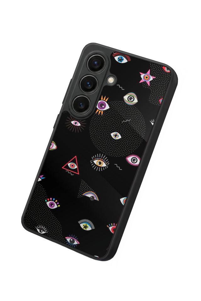 Samsung Galaxy S26 Uyumlu Göz Tasarımlı Glossy Premium Kılıf