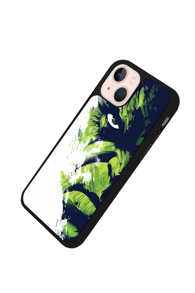 iPhone 14 Plus Uyumlu Hulk Tasarımlı Glossy Premium Kılıf