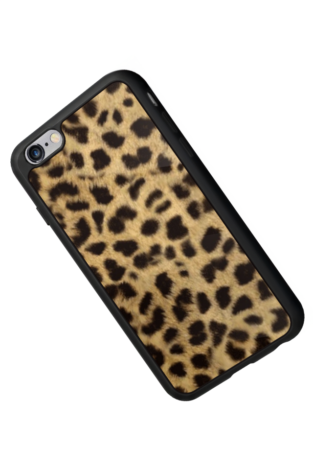 iPhone 6 Plus Uyumlu Leopar Tasarımlı Glossy Premium Kılıf