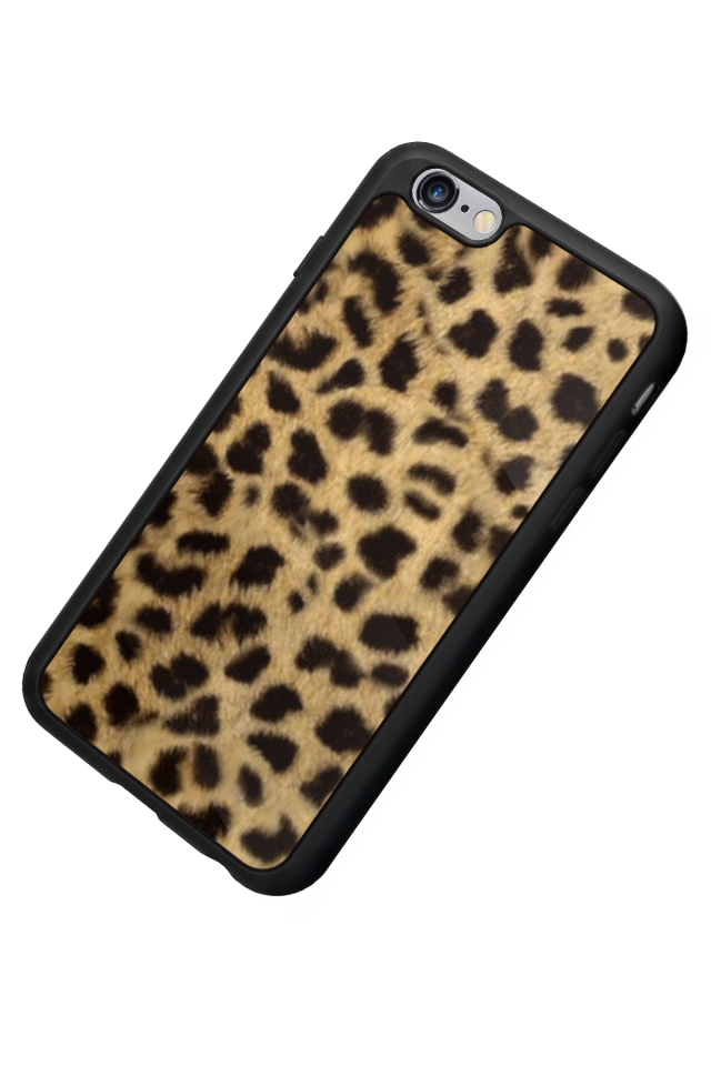 iPhone 6 Plus Uyumlu Leopar Tasarımlı Glossy Premium Kılıf