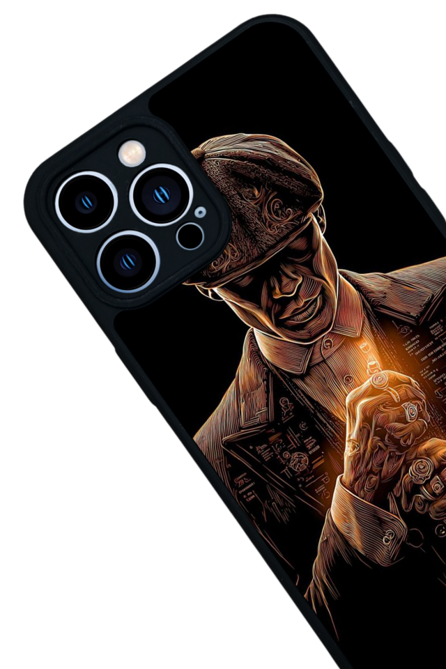 iPhone 12 Pro Max Uyumlu Peaky Blinders Tasarımlı Glossy Premium Kılıf