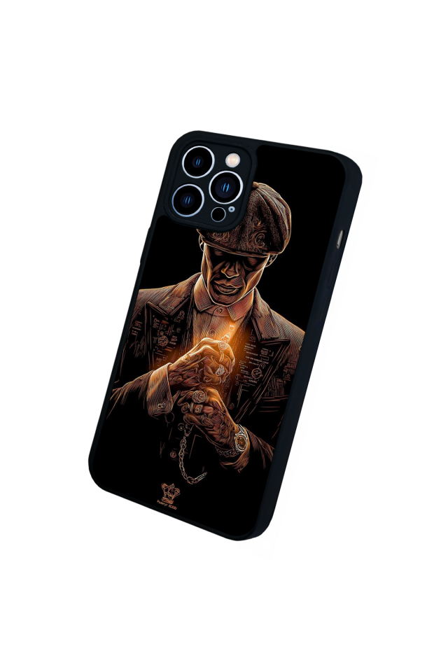 iPhone 12 Pro Max Uyumlu Peaky Blinders Tasarımlı Glossy Premium Kılıf