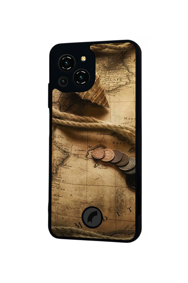 Reeder S23 Pro Max Uyumlu Pusula Tasarımlı Glossy Premium Kılıf