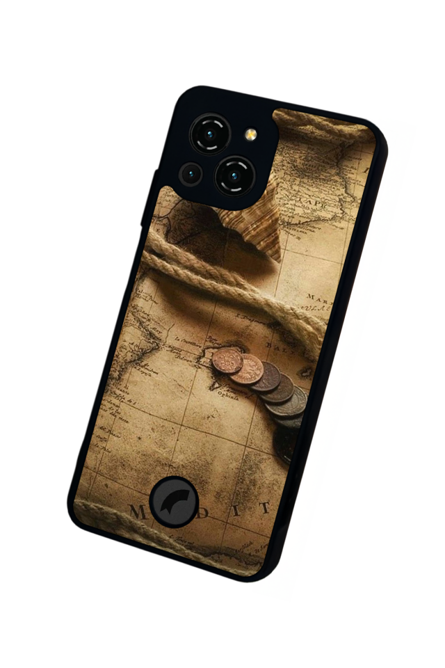 Reeder S23 Pro Max Uyumlu Pusula Tasarımlı Glossy Premium Kılıf