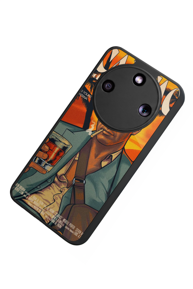 Honor Magic 8 Lite Uyumlu Scarface Tasarımlı Glossy Premium Kılıf