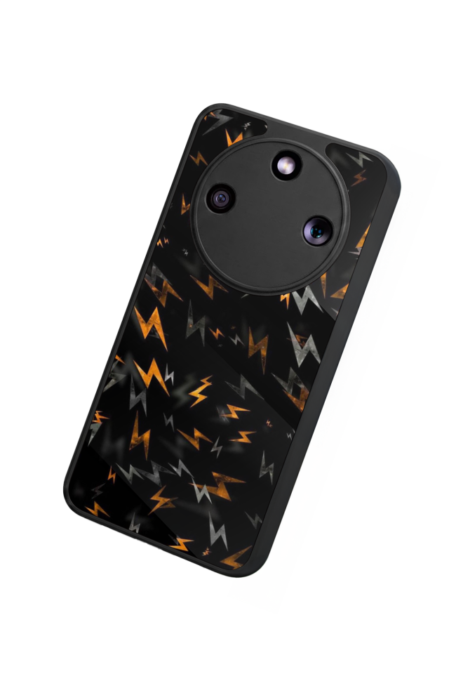 Honor Magic 8 Lite Uyumlu Simsek Tasarımlı Glossy Premium Kılıf