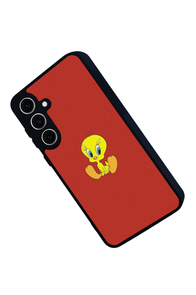 Samsung Galaxy S24 FE Uyumlu Tweety Tasarımlı Glossy Premium Kılıf