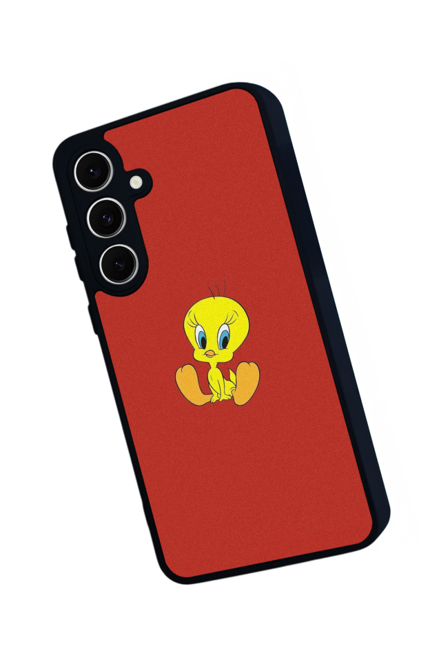Samsung Galaxy S24 FE Uyumlu Tweety Tasarımlı Glossy Premium Kılıf