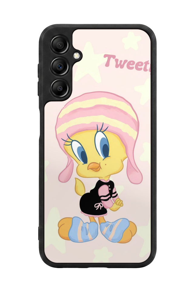 Samsung Galaxy A14 Uyumlu Tweety Tasarımlı Glossy Premium Kılıf