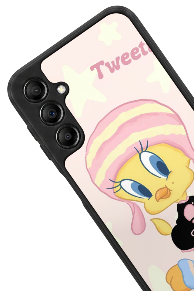 Samsung Galaxy A14 Uyumlu Tweety Tasarımlı Glossy Premium Kılıf