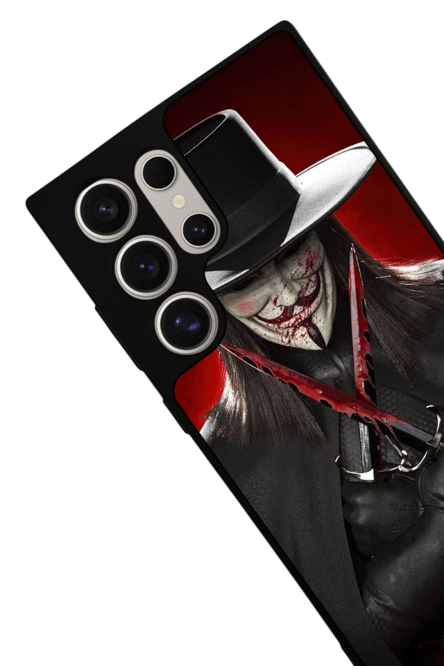 Samsung Galaxy S24 Ultra Uyumlu Vendetta Tasarımlı Glossy Premium Kılıf