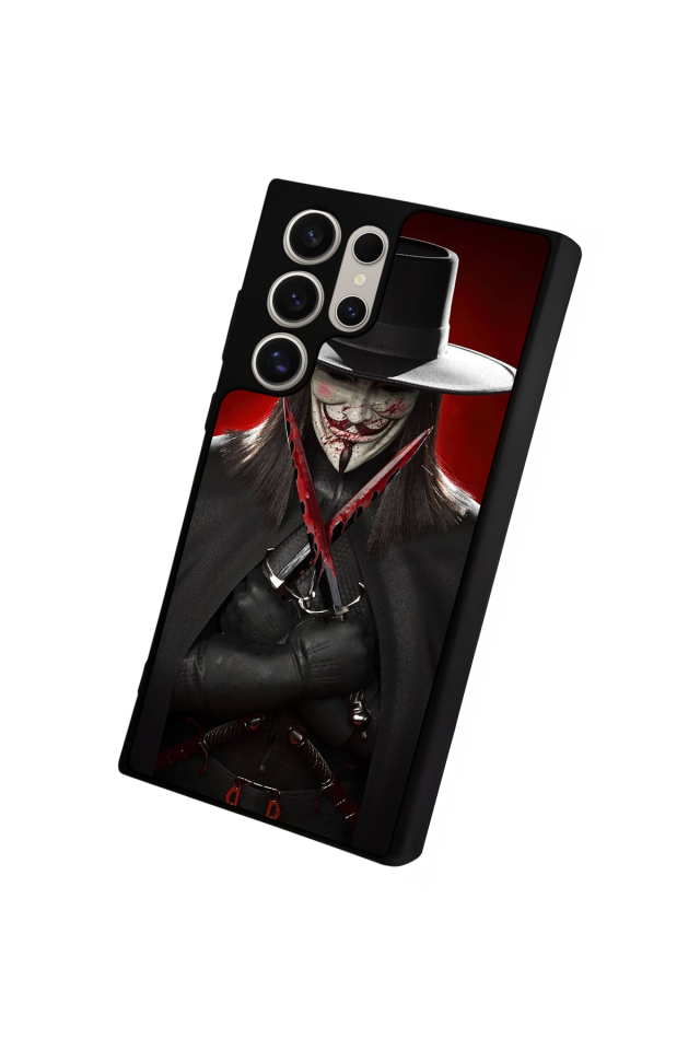 Samsung Galaxy S24 Ultra Uyumlu Vendetta Tasarımlı Glossy Premium Kılıf