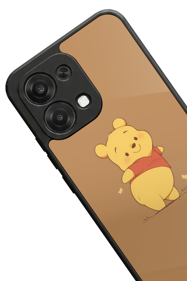 Oppo A6 Pro Uyumlu Winnie Tasarımlı Glossy Premium Kılıf
