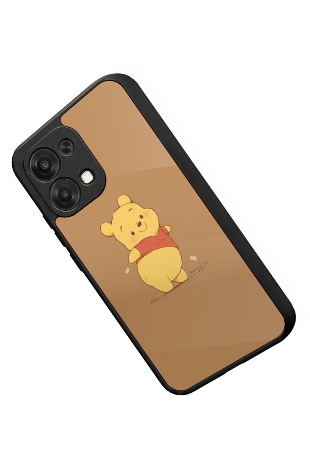 Oppo A6 Pro Uyumlu Winnie Tasarımlı Glossy Premium Kılıf