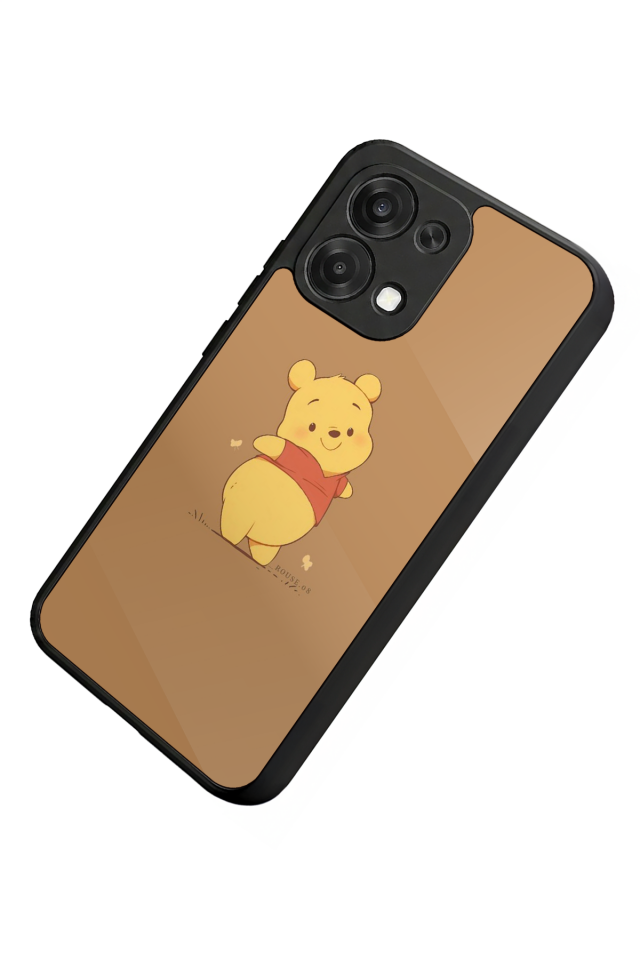 Oppo A6 Pro Uyumlu Winnie Tasarımlı Glossy Premium Kılıf