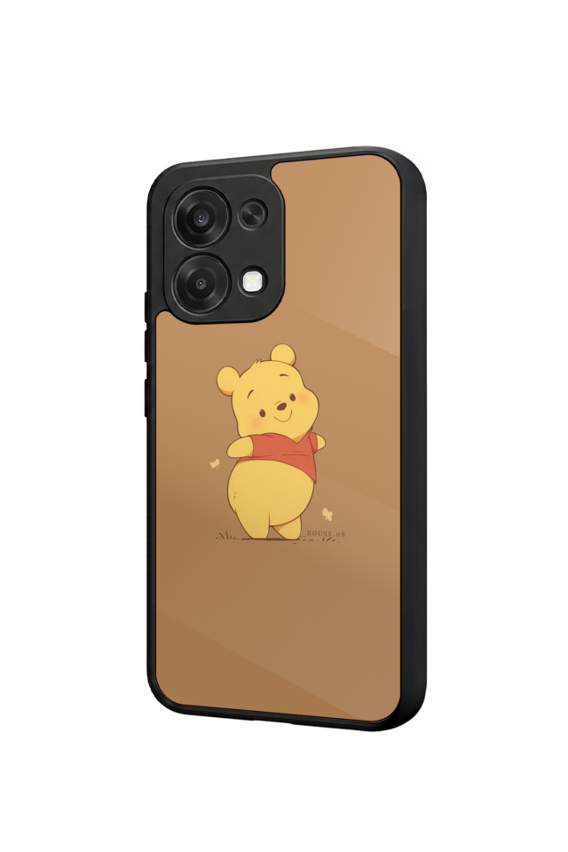 Oppo A6 Pro Uyumlu Winnie Tasarımlı Glossy Premium Kılıf