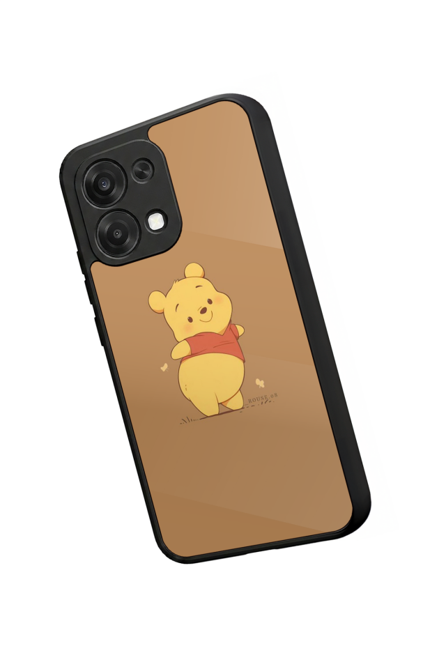 Oppo A6 Pro Uyumlu Winnie Tasarımlı Glossy Premium Kılıf