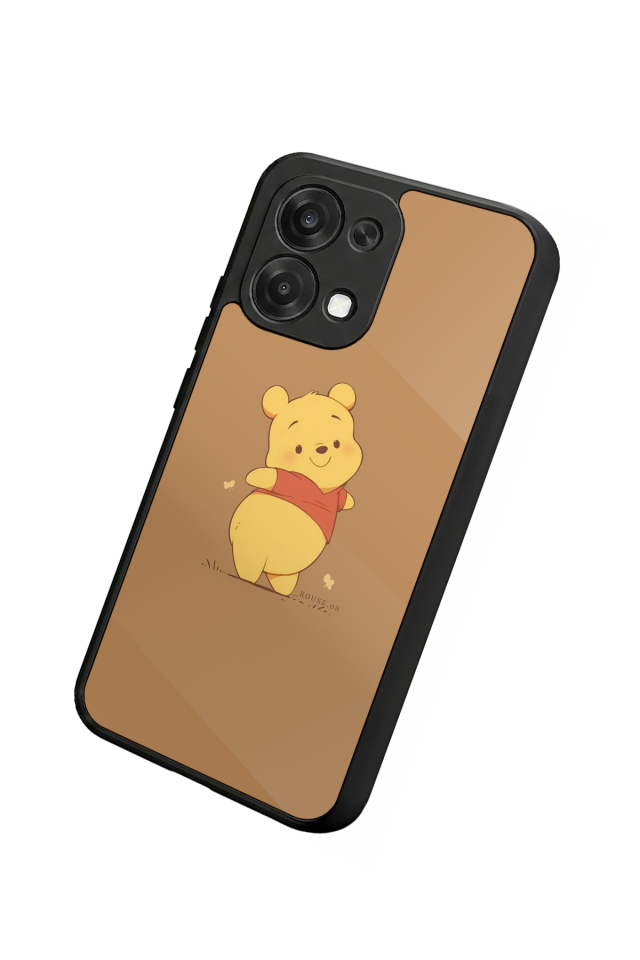 Oppo A6 Pro Uyumlu Winnie Tasarımlı Glossy Premium Kılıf