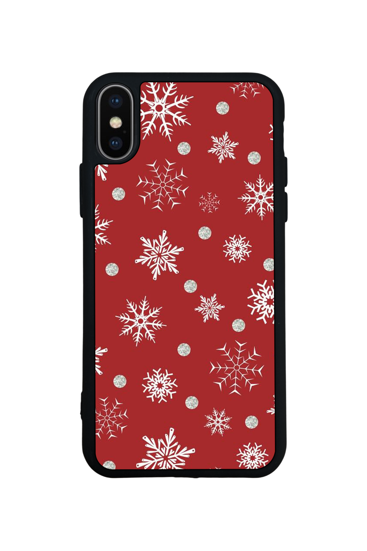 iPhone XS Max Uyumlu Yilbasi Christmas Tasarımlı Glossy Premium Kılıf