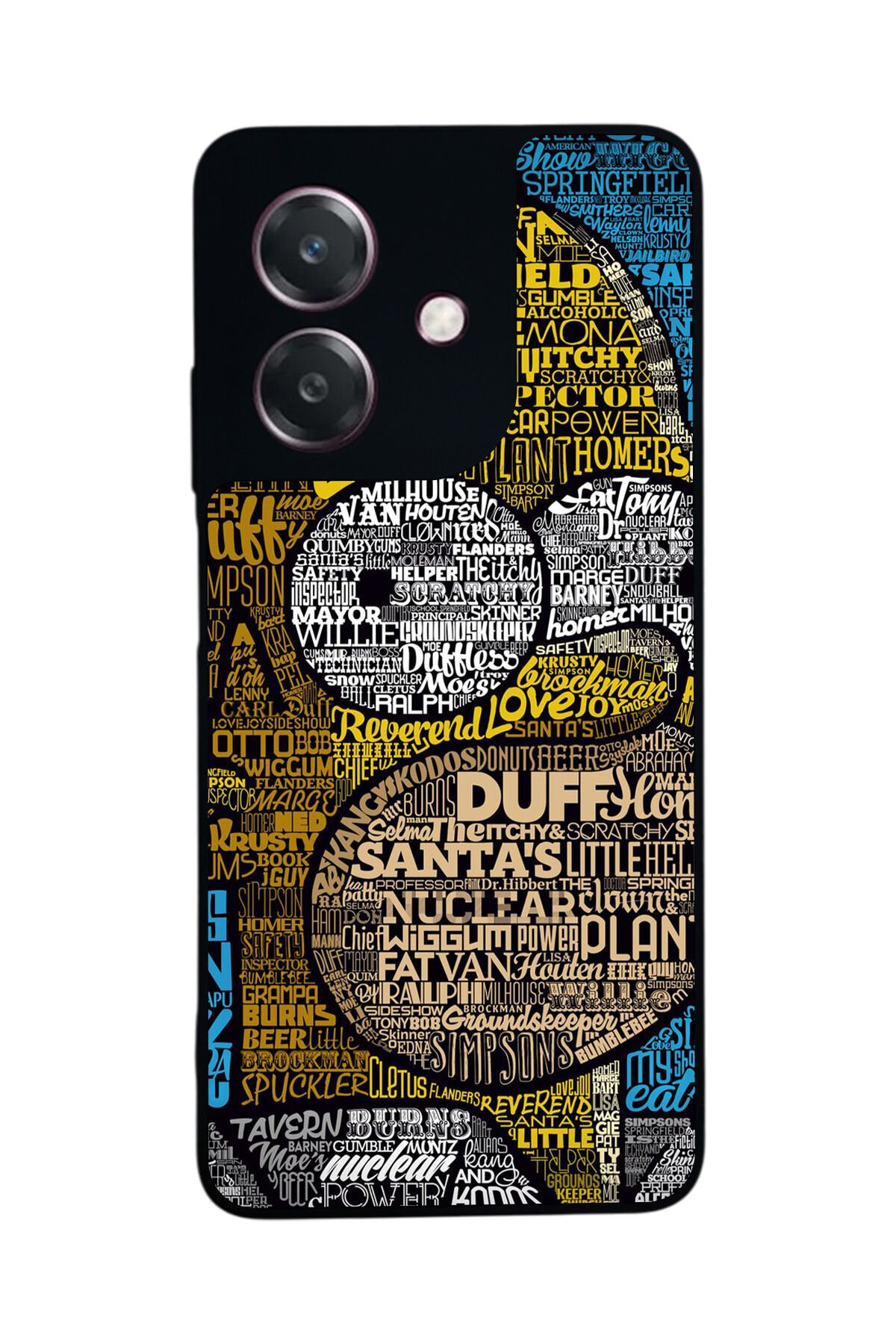 Oppo A3 5G Uyumlu The Simpsons Tasarımlı Glossy Premium Kılıf