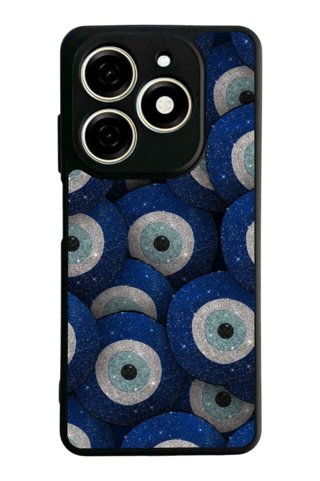 Tecno Spark 20/20C Uyumlu Nazar Tasarımlı Glossy Premium Kılıf